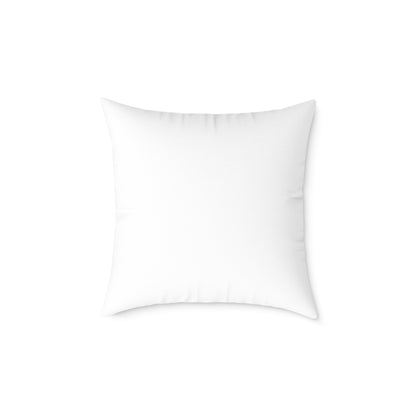 First Snow Square Poly Canvas Pillow
