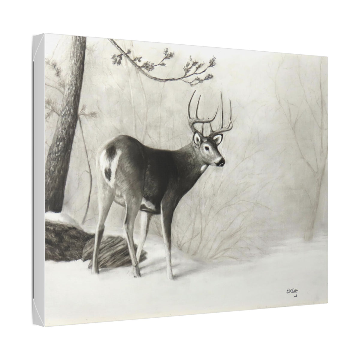 First Snow Classic Stretched Canvas