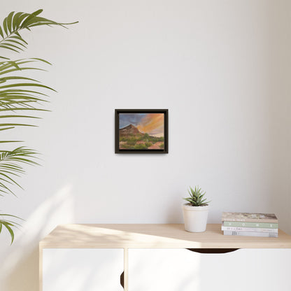 Sandhills Glow Matte Canvas, Framed (Multi-color)
