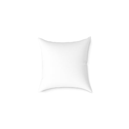 First Snow Square Poly Canvas Pillow
