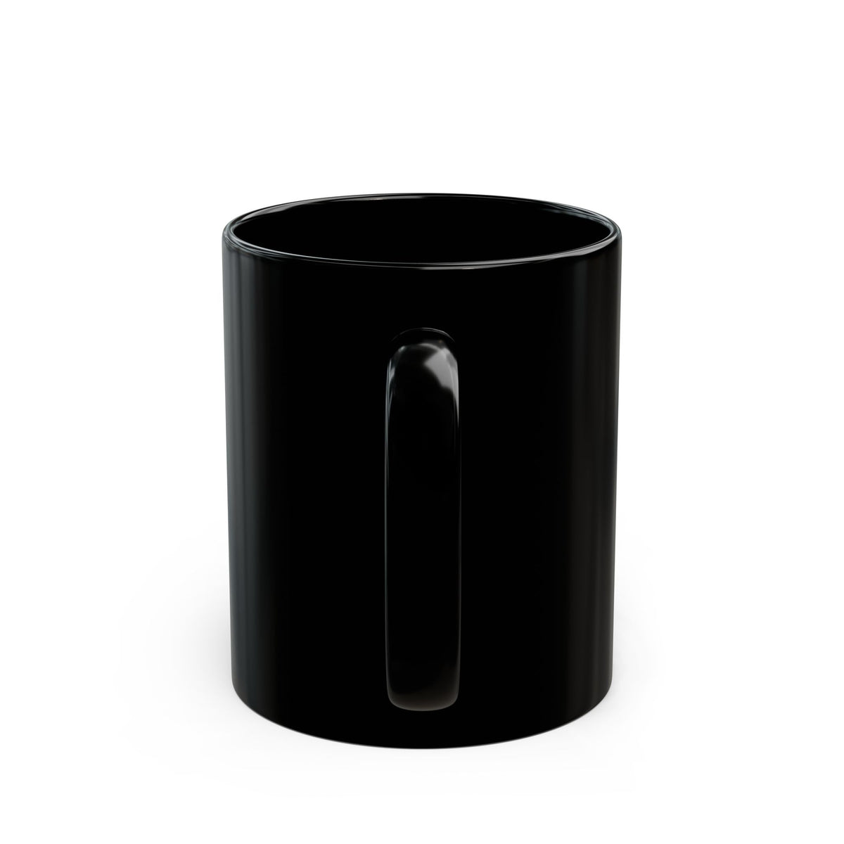 Watcher 2 Art Mug – Wildlife Deer Drawing, Black 11oz