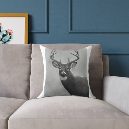 Watcher 1 Square Poly Canvas Pillow