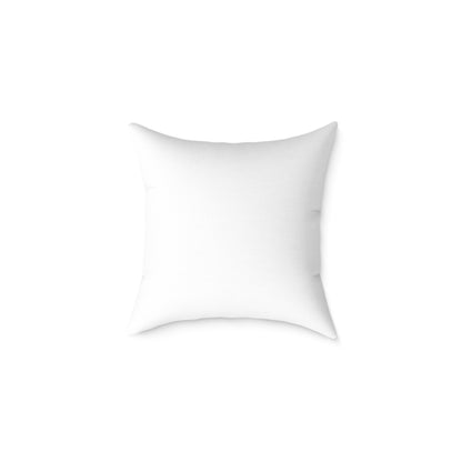 First Snow Square Poly Canvas Pillow