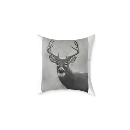 Watcher 1 Square Poly Canvas Pillow