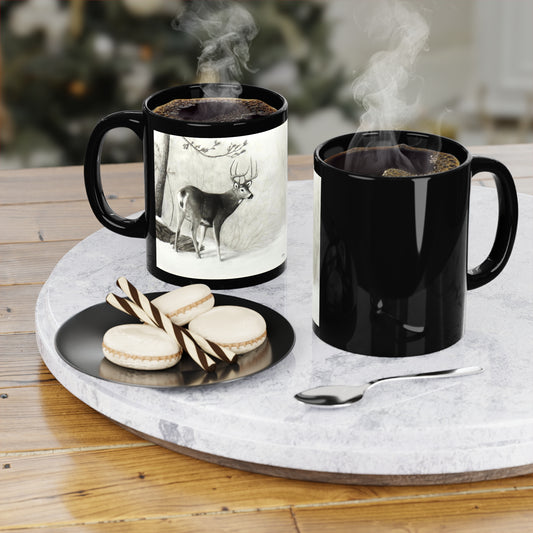 Black Coffee Mug, 11oz