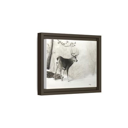First Snow Matte Canvas, Framed (Multi-color)