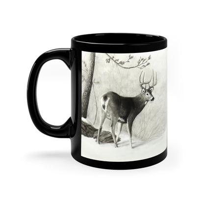 Black Coffee Mug, 11oz