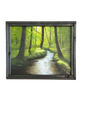 Serenity – Original oil painting of a woodland creek by Roger Fattig