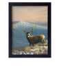 Sandhills Sunrise – Original oil painting of a mule deer buck at sunrise by Roger Fattig
